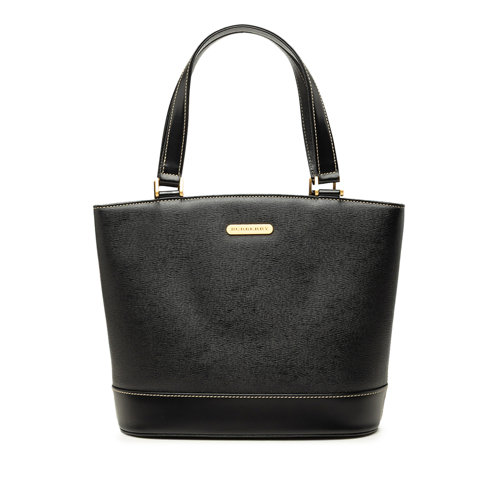 Pre-Loved Burberry Leather Tote